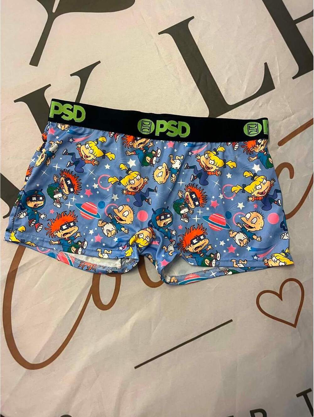 PSD Cartoon Print Boxer Briefs - Size Small